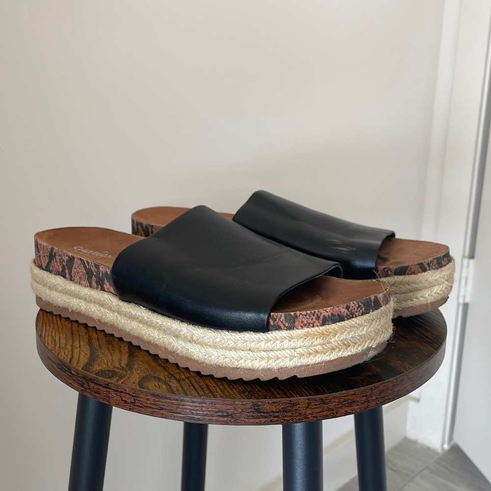 Espadrille Slides